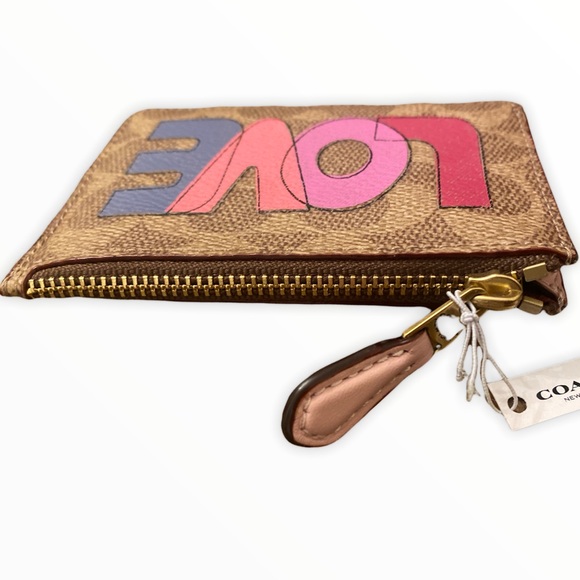 COACH "LOVE" Card Wallet - Picture 3 of 5